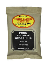 A.C. Legg Old Plantation Seasonings - Blend 29 - Pork Sausage Seasoning - 8oz
