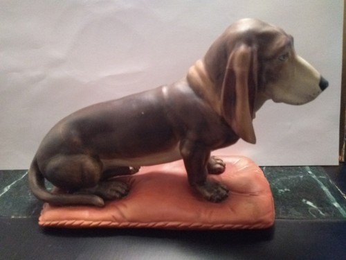 Capodimonte Ciche Porcelaine Dog Sculpture Figurine Made in Italy - Picture 4 of 12