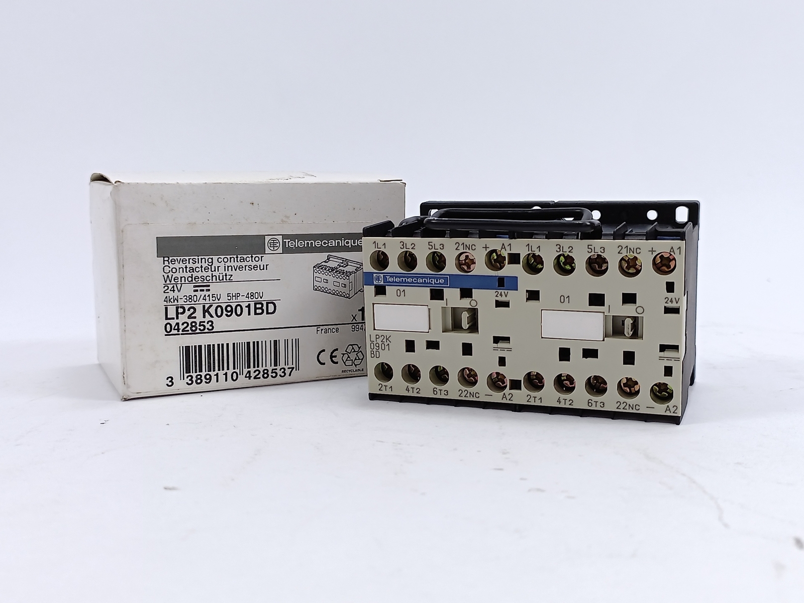 Telemecanique Lp2k0901bd 24 Vdc Coil Reversing Starter
