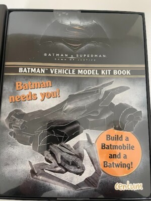Centum Batman V Superman Dawn Of Justice Modellbausatz Build Batmobile + Batwing Neu in OVP