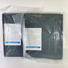 2 Pack Xtreme Mats Under Sink Cabinet Mat Plastic Liner 22-1/4" x 19-1/4" Grey