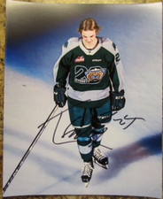 TARIN SMITH SIGNED 8X10 MATTE PHOTO EVERETT SILVERTIPS ANAHEIM DUCKS (B)