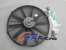 16"12V 16 inch Universal Electric Radiator RACING COOLING Fan + mounting kits