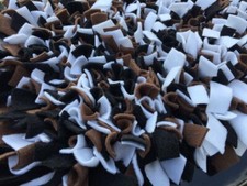 Brown/Black/White Washable Snuffle Mat/ Pet Nose Work Foraging Pick Your Size