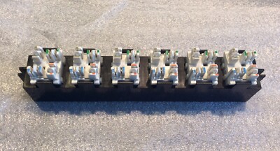 4 Lot Cat5e 6 Port Modular Female To Female Punchdown Patch Panel G068