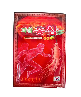 Korea Power Red Ginseng Health Pads 5 packs Muscle Joint Shoulder Pain Relief