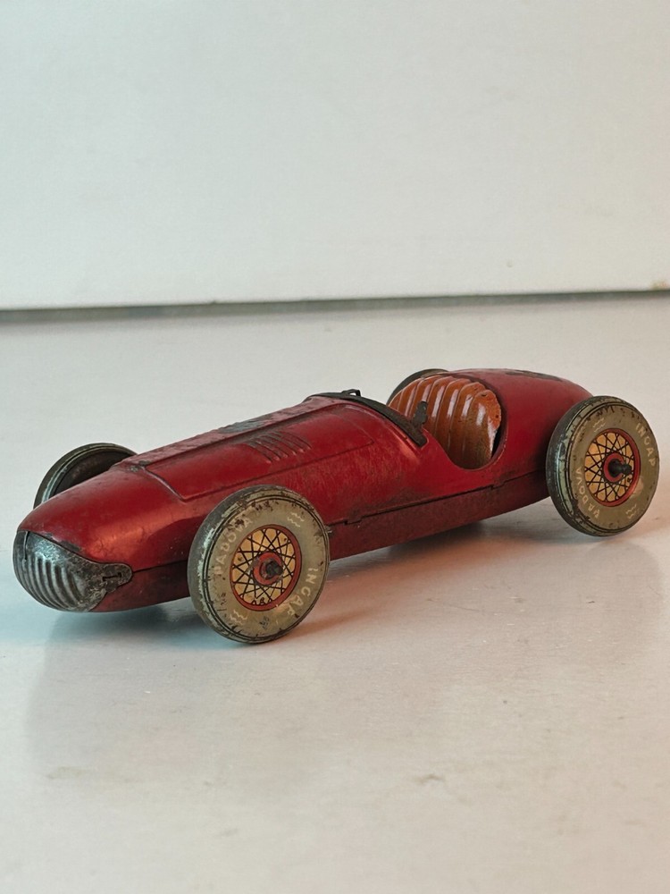 Ingap Made in Italy Model 700 Tin Windup Ferrari? Race Car, Original