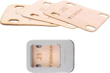 3pcs Guitar Neck Shims Shim Made of Canada Solid Maple 0.25 0.5 1 Degree