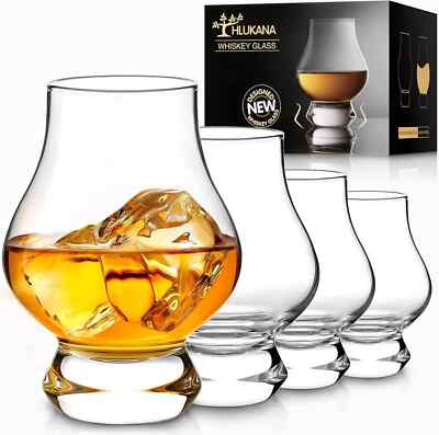 Whiskey Glasses Set of 4, Tequila Glasses, Scotch Glasses, Bourbon Glasses, Tast