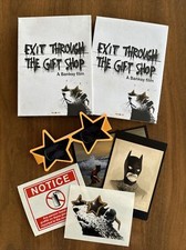 Exit Through the Gift Shop DVD, 2010, All Region Glasses, Postcards  Stickers