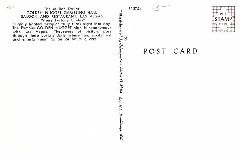 Postcard RESTAURANT SCENE Las Vegas Nevada NV 10/19 AT1042 eBay