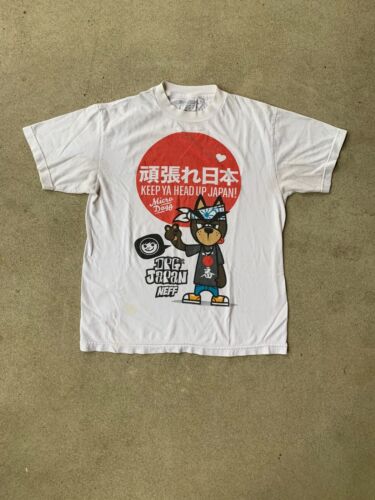 Neff x Snoop Dogg Micro Dog DPG Japonia T-shirt Męski Średni Biały - Zdjęcie 1 z 4
