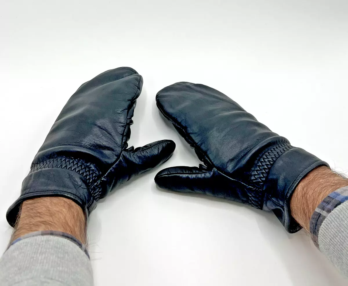 Leather hotsell hunting mittens