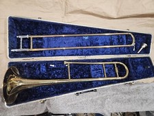 Bruno Tenor Trombone, w/ case and MP, spit-valve is detached minor repair 