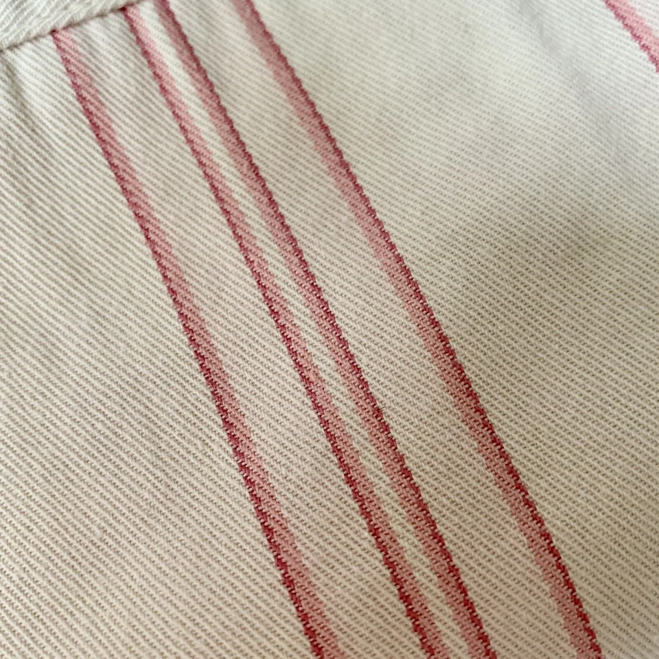 2 fundas de almohada lumbar Nautica Costal 18” x 34” rosa y crema con lazos Foto 2 de 4