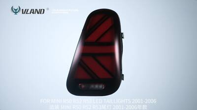 LED Tail Lights For 2001-2006 BMW Mini Cooper R50 R52 R53 Rear