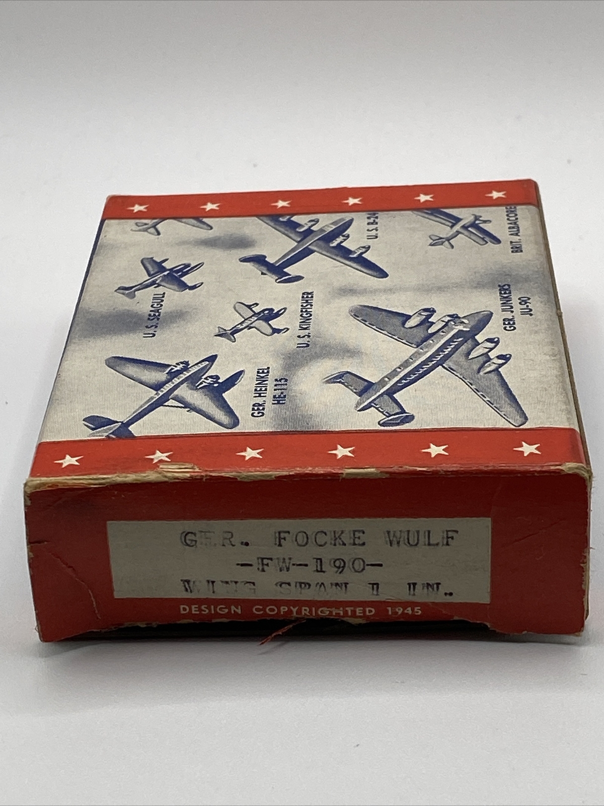 Comet Authenticast Airplanes Of The World German Focke Wulf FW 190 Vtg 1945