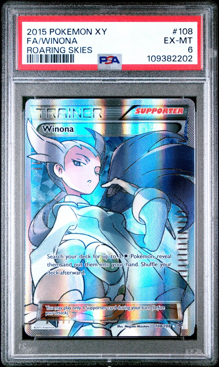 ポケモンカード XY-088 フェアウィンナ PSA 10 2015 POKEMON ROARING SKIES WINONA #108 FULL ART HOLO PSA 6 EX