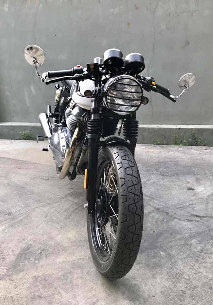 Diablo Clip On Handlebar Royal Enfield Continental Gt650 Insepter650 18 22 Ebay