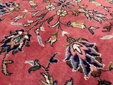 7x11 VINTAGE PINK RUG TURKISH ORIENTAL keysari oushak soft handmade 6x11 8x10 ft