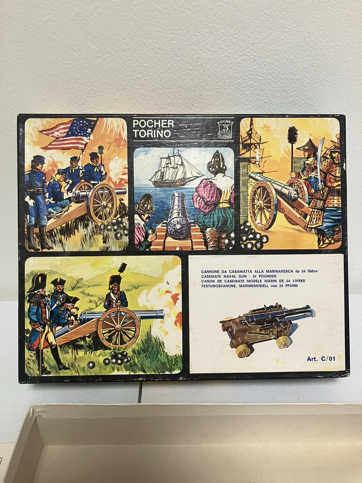 POCHER TORINO Art. c/01 Navel Cannon Model Kit - Picture 3 of 8