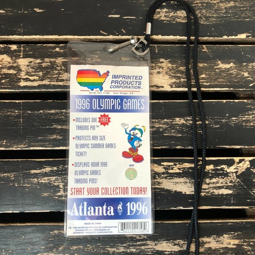 1996 Olympics Atlanta Georgia Ticket Water Polo Pins Vintage Sports Memorabilia - Picture 7 of 9