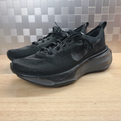Nike Wmns ZoomX Invincible Run FK 3 Black White Womens Sz 9.5 Mens