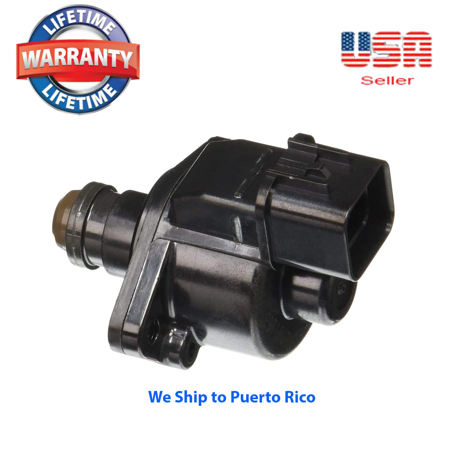 Idle Air Control Valve +Throttle Position Sensor + 2 CONNECTOR Fit:Hyundai & Kia