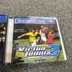 Virtua Tennis 2 Dreamcast original Inserts Very Rare Complete