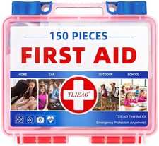 150 Piece First Aid Kit Portable Emergency Medical Supplies Home Car Travel Camp