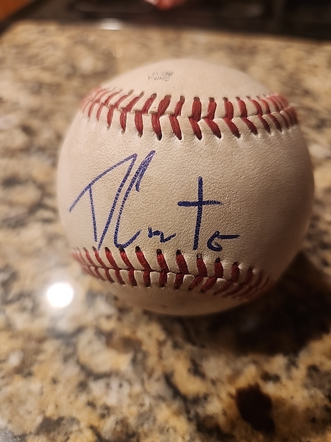 Demetrio Crisantes Signed Auto Game Used MILB Baseball Autograph Diamondbacks view 2