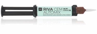 SDI RIVA CEM AUTOMIX Resin Modified Glass Ionomer Dental Luting Cement 4gm Syr