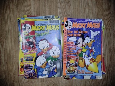 48x Year 1999 Mickey Mouse Donald Duck Booklets Comics Bundle Inserts Set