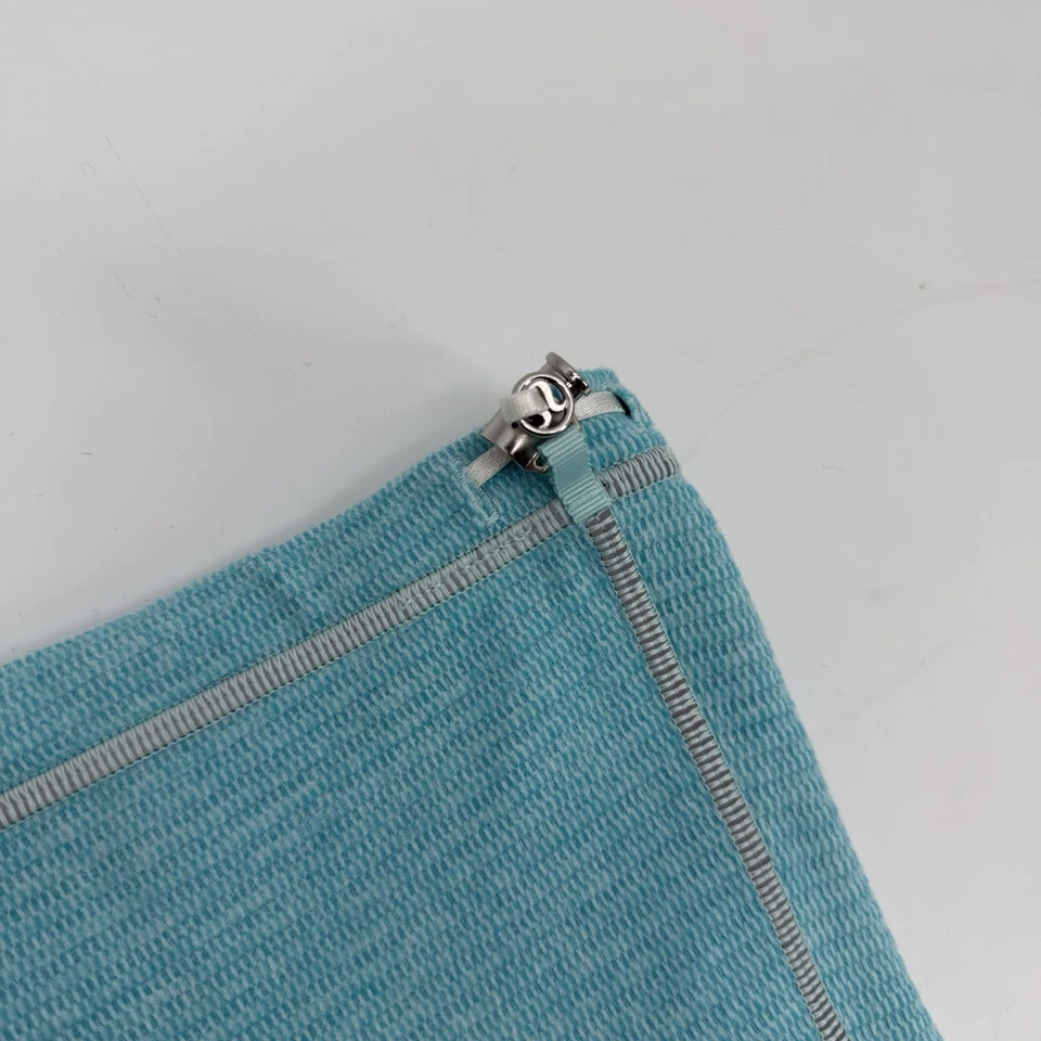 Lululemon Blue Striped Womens Athletic Neck Warmer Gaiter Athletic One Size - Image 3 of 4