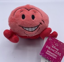 NWT Disney Princess Little Mermaid Sebastian Crab Red Plush Stuffed Animal