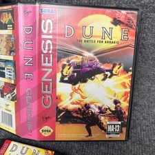 Dune The Battle for Arrakis Sega Genesis Original Case Art VGC Tested