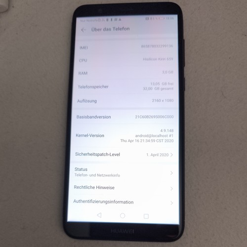 Huawei 51092CTF P smart Dual-Sim 14,35 cm (5,6 Zoll) Smartphone (32GB)