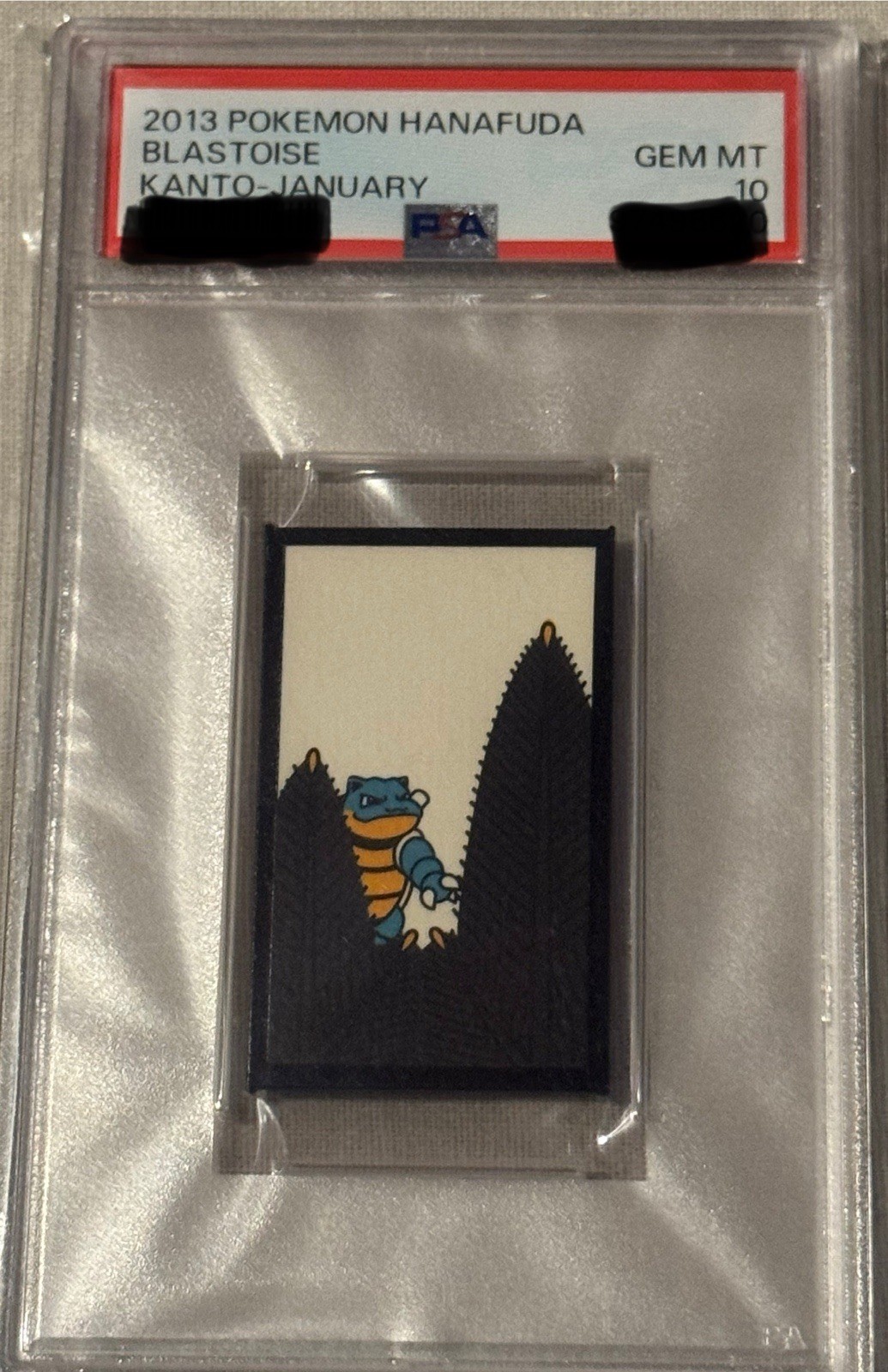 PSA 10 - Blastoise 2013 Hanafuda Kanto January - Pokemon Card Graded