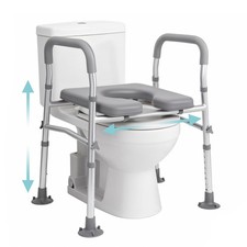 Erhöhter Toilettensitz mit Griffen Toilettensitzerhöhung für Senioren Schwangere