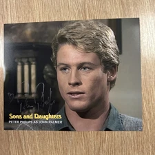 Sons and Daughters Hand Signed 8x10 Peter Phelps (John Palmer)