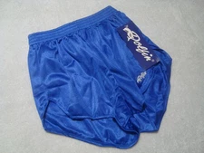 DOLFIN UNLINED NYLON RUNNING SHORTS ROYAL BLUE SIZE EXTRA SMALL MADE IN USA NEW!