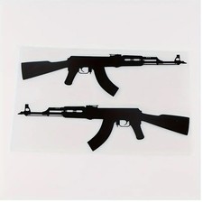AK-47 Gun Metal Cutting Die  Military Rifle Die Cut for DIY Scrapbooking Hunting