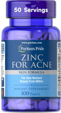Vitamin Naturales Para El Acne Las Espinillas Los Granos De En La Cara 100 Ct