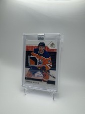 Connor McDavid Premium Auto Patch 3/5 - 2018-2019 SP Game Used Upper Deck