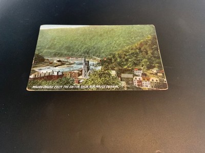 Mauch Chunk, PA. ~ Mauch Chunk From The Switch Back R.R. - Antique Postcard