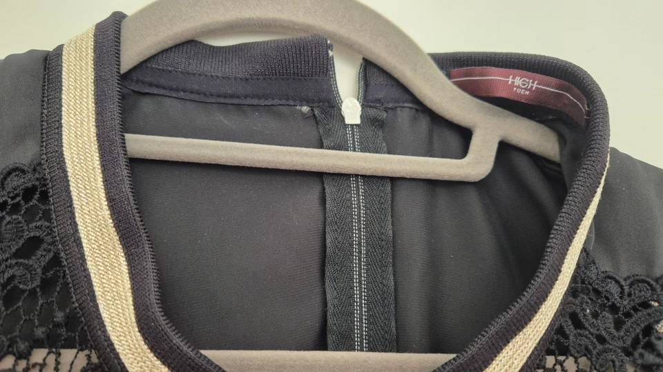 HIGH Tech Bluse Neu! schwarz Gr.40 NP 250,00 € Italy - Bild 3 von 4