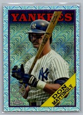 2023 Topps #T88C-88 Don Mattingly 1988 Mojo Chrome (Series One)