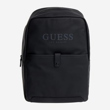 GUESS Los Angeles Franco Black Backpack Unisex Work Travel School Rucksack