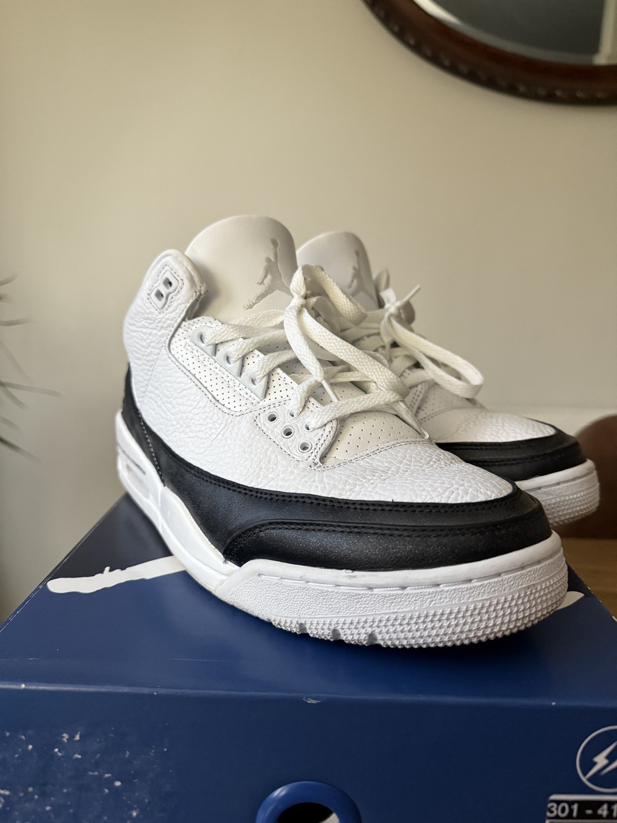 Jordan 3 Retro SP x Diseño Fragmento Blanco Medio UK9