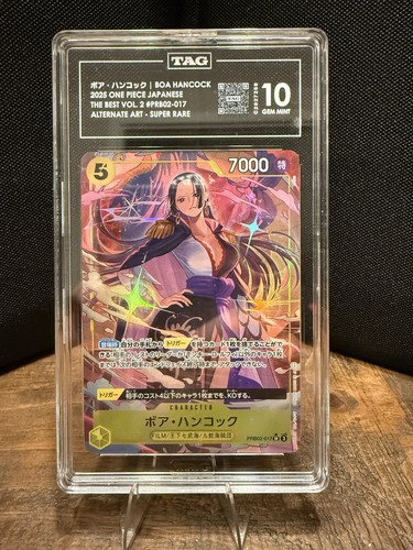 Boa Hancock (Alternate Art) graded TAG 10 for sale on eBay